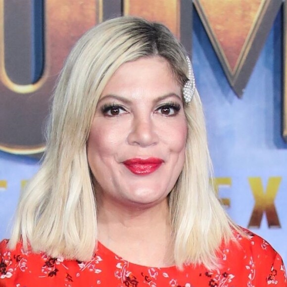 Tori Spelling - People à la première de 'Jumanji: The Next Level' au théâtre Chinese dans le quartier d'Hollywood à Los Angeles, le 9 décembre 2019.