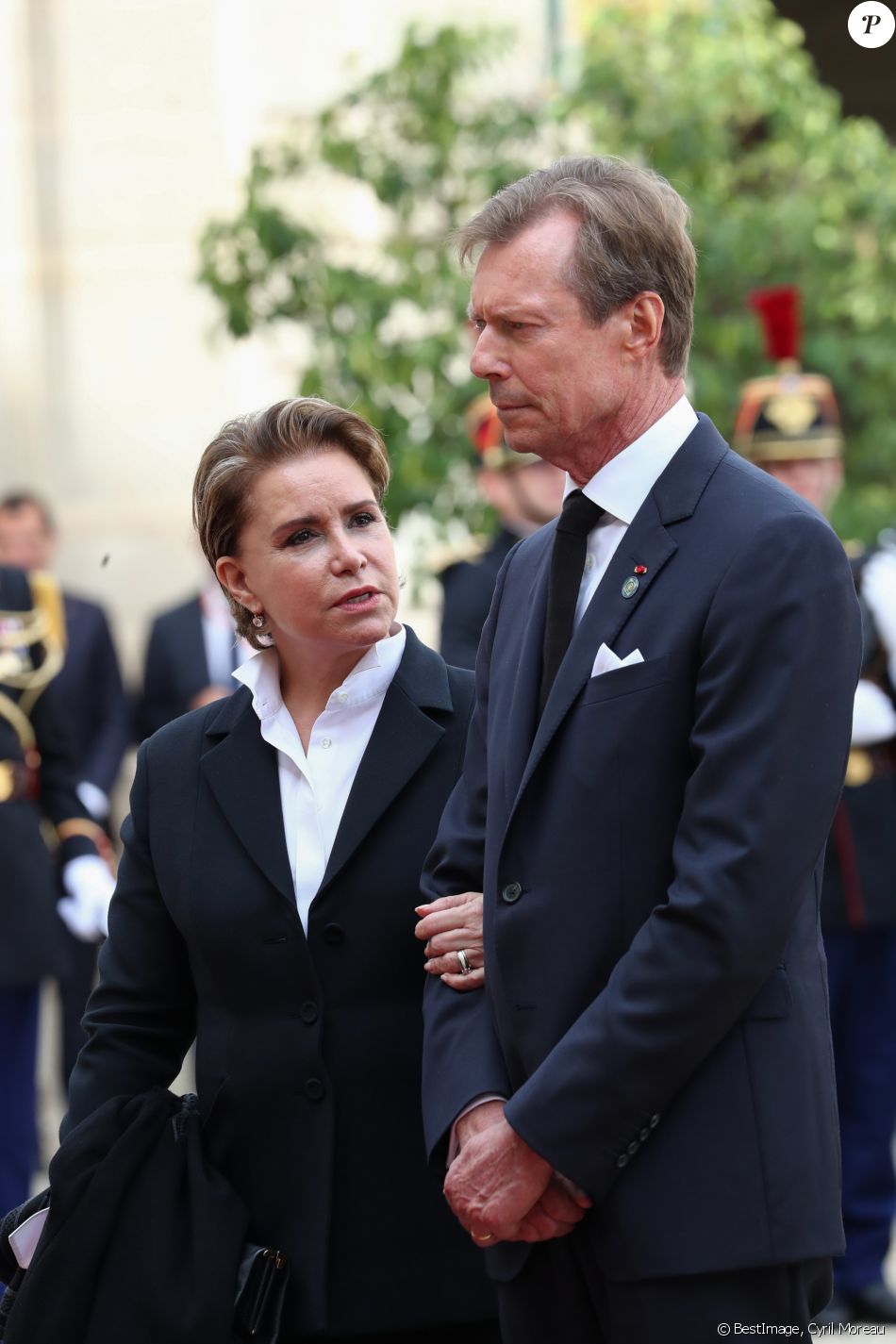 Le grand-duc Henri de Luxembourg et son épouse la grande ...