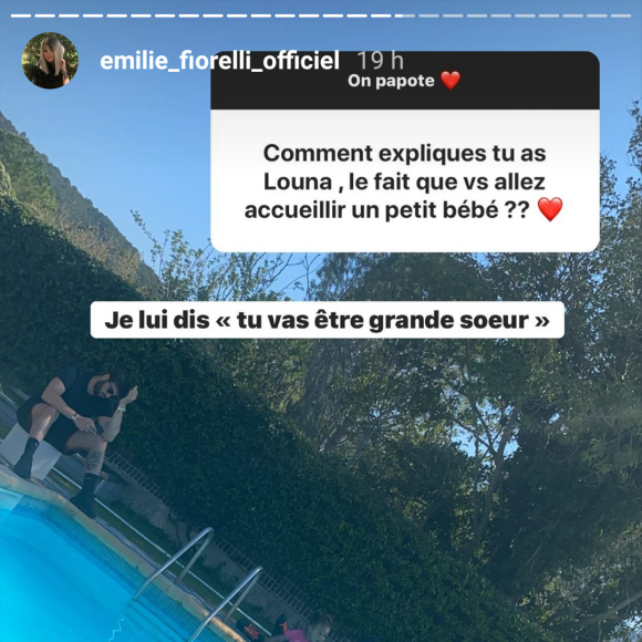 Emilie Fiorelli répond aux questions de ses fans sur Instagram, le 14 avril 2020