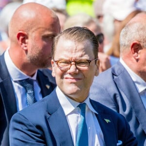 La princesse Victoria de Suède et le prince Daniel lors de la fête nationale dans le parc du palais Haga à Stockholm le 6 juin 2019.