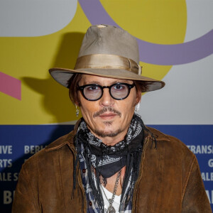 Johnny Depp pour la présentation du film "Minamata" (conférence et photocall) au 70ème Festival international du film de Berlin, La Berlinale 2020, à Berlin le 21 Février 2020. 21/02/2020 - Berlin