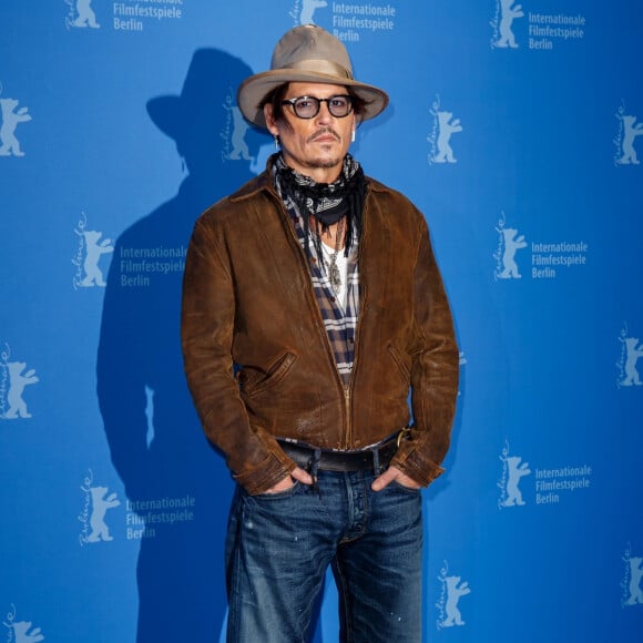 Johnny Depp pour la présentation du film "Minamata" (conférence et photocall) au 70ème Festival international du film de Berlin, La Berlinale 2020, à Berlin le 21 Février 2020. 21/02/2020 - Berlin