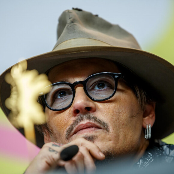 Johnny Depp pour la présentation du film "Minamata" (conférence et photocall) au 70ème Festival international du film de Berlin, La Berlinale 2020, à Berlin le 21 Février 2020. 21/02/2020 - Berlin