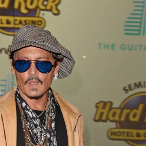 Johnny Depp - Les célébrités assistent à l'ouverture du "Guitar Hotel" au "Seminole Hard Rock Hotel et Casino" à Hollywood en Floride, le 24 octobre 2019.