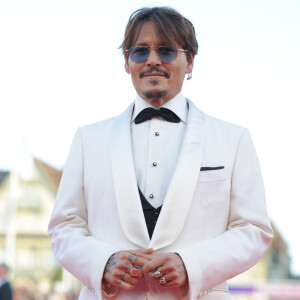 Johnny Depp à la première du film "Waiting For The Barbarians" lors du 45e festival du Cinéma Américain de Deauville, France, le 8 septembre 2019.