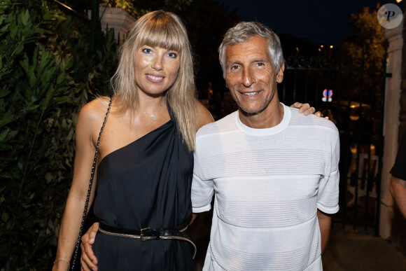 Exclusif - Mélanie Page et son mari Nagui avant le concert "Depardieu Chante Barbara" au Festival de Ramatuelle, France, le 11 août 2019. © Cyril Bruneau/Festival de Ramatuelle/Bestimage