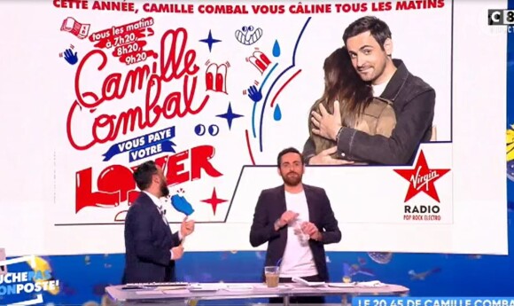 Camille Combal dévoile sa petite amie dans "TPMP", 29 mars 2018, C8