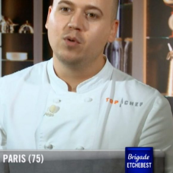 Martin dans "Top Chef 2020" - Candidat dans la brigade de Philippe Etchebest. Emission du mercredi 22 avril 2020, M6