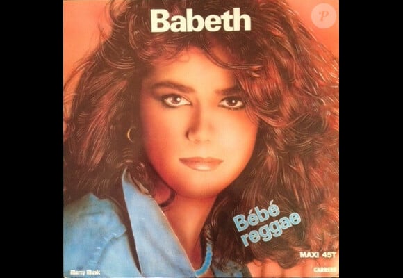 Babeth Etienne, pochette de son 45 tours sorti en 1981, Bébé reggae.