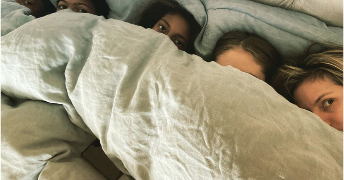 Heidi klum : rare photo de famille recomposée avec ses 4 enfants et son mari