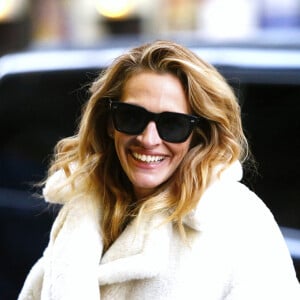 Julia Roberts arrive à l'émission Colbert Show à New York. Le 4 décembre 2018.