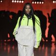 Naomi Campbell défile pour Tommy Hilfiger (collection Tommy x Lewis, en collaboration avec Lewis Hamilton) lors de la Fashion Week de Londres. Le 16 février 2020.