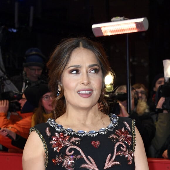 Salma Hayek à la première de "The Roads Not Taken" lors de la 70ème édition du festival international du film de Berlin (La Berlinale 2020), © Future-Image via Zuma Press/Bestimage26/02/2020 - Berlin