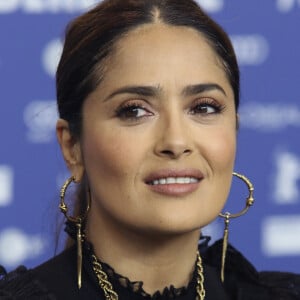 Salma Hayek - Conférence de presse avec les acteurs du film "The Roads Not Taken" lors du 70ème Festival international du film de Berlin, La Berlinale. Le 26 février 2020 © Future-Image / Zuma Press / Bestimage 26/02/2020 - Berlin