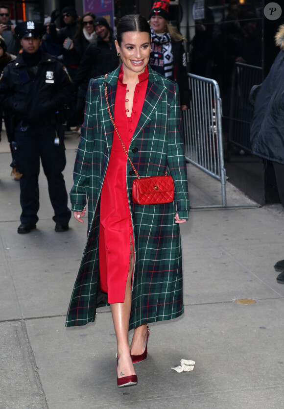 Lea Michele a été aperçue dans les rues de New York, le 5 décembre 2019.