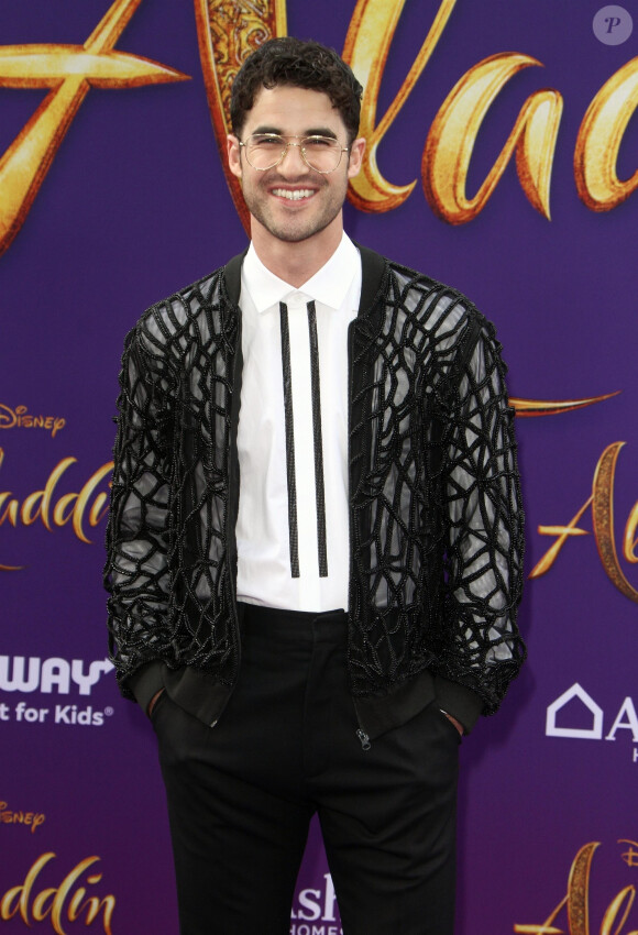 Darren Criss à la première du film Aladdin au El Capitan Theatre dans le quartier de Hollywood à Los Angeles, le 21 mai 2019