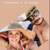 Lara Fabian en vacances en Sicile, avec son mari Gabriel. Le 12 août 2019.