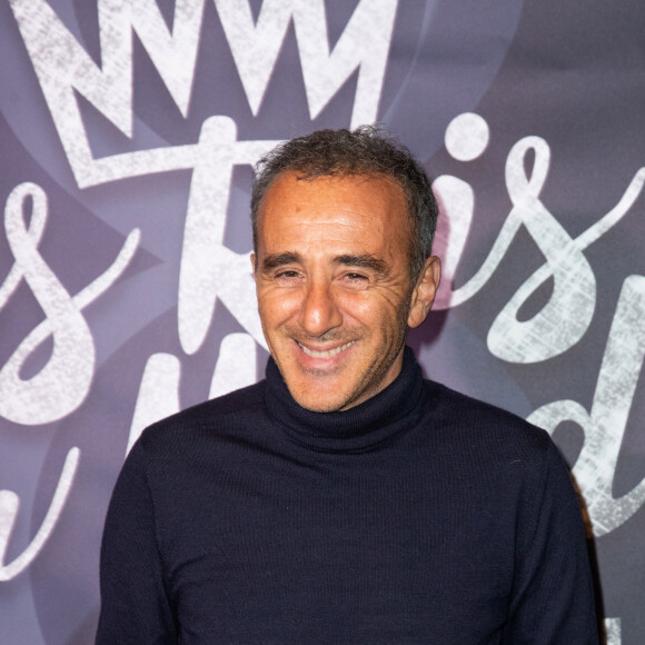 Exclusif - Elie Semoun - Photocall du 8ème gala de l'association "Les Rois du Monde" avec un plateau d'artistes et une vente aux enchères au profit des enfants défavorisés, orphelins et hospitalisés, suivi d'une soirée dansante à la Salle Wagram à Paris, le 2 mars 2020. Le lancement de la traditionnelle vente caritative d'oeuvres d'artistes contemporains les plus prisés du moment a été bousculé avec la mise aux enchères spontanée de la guitare de Patrick Bruel, faisant s'envoler les dons. La suite de la vente s'est déroulée dans une ambiance électrique, avec pour commissaire-priseur C. Hanouna, soutien de la première heure des Rois du Monde. Enfin, l'association a annoncé hier soir son implication de plus en plus forte à l'international, les actions à venir pour l'année 2020, et la sortie du livre de la présidente Stéphanie Robert : "Solide et solidaire. Les Rois du Monde s'engagent aujourd'hui d'avantage à l'international et oeuvrent en faveur du financement de programmes locaux axés sur l'éducation, la santé, l'alimentation, le développement durable et les droits des enfants. Une ambition toujours plus forte pour l'association qui se mobilise chaque jour, grâce aux dons et à ses partenaires, mécènes et personnalités, pour rendre meilleure la vie des enfants défavorisés. © Cyril Moreau-Rachid Bellak/Bestimage