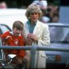 Diana et son fils William à Windsor en 1987.