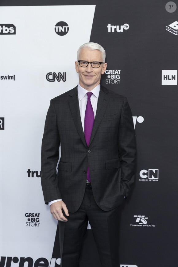 Anderson Cooper au photocall de "2018 Turner UpFront" à New York, le 17 mai 2018.