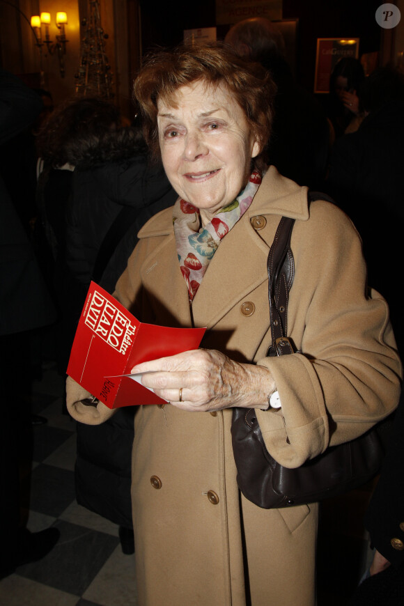 Annick Alane en décembre 2011 au Théâtre Edouard VII à Paris pour la générale de la pièce Quadrille.