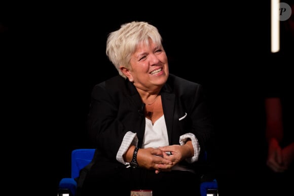 Exclusif - Mimie Mathy - Enregistrement de l'émission "La Boîte à secrets 4" à Paris, présentée par F.Bollaert, et diffusée le 10 avril sur France 3. Le 23 janvier 2020 © Tiziano Da Silva / Bestimage