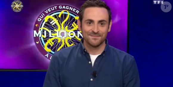 Mimie Mathy dans "Qui veut gagner des millions", version confinée avec Camille Combal - TF1, 5 mai 2020