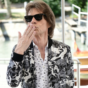 Mick Jagger se rend au photocall "The Burnt Orange Heresy" lors du 76ème Festival International du Film de Venise (Mostra), le 7 septembre 2019.