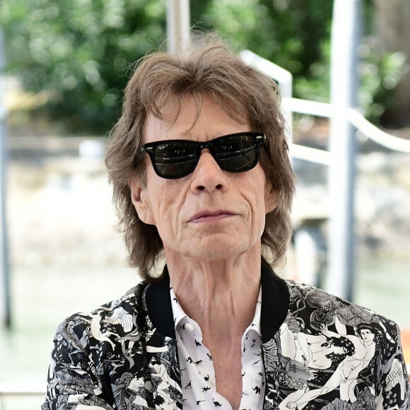 Mick Jagger se rend au photocall "The Burnt Orange Heresy" lors du 76ème Festival International du Film de Venise (Mostra), le 7 septembre 2019.