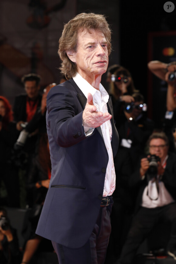 Mick Jagger à la première de "The Burnt Orange Heresy" au 76ème Festival International du Film de Venise (Mostra), le 7 septembre 2019. © Future-Image via Zuma Press/Bestimage07/09/2019 - Venise