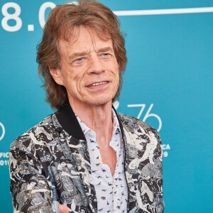 Mick Jagger au photocall de "The Burnt Orange Heresy" au 76ème Festival International du Film de Venise (Mostra), le 7 septembre 2019.07/09/2019 - Venise