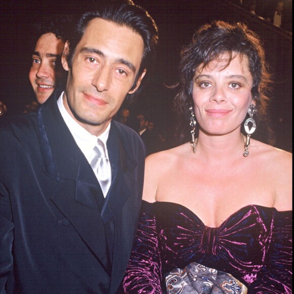 Gérard Lanvin et sa femme Jennifer au Festival de Cannes en 1990