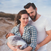 Kara Bosworth, son mari Kyle Bosworth et leur fille aînée Decker. Mars 2016.