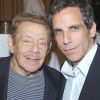 Jerry et Ben Stiller lors d'une soirée à New York le 15 octobre 2004. Photo by Steve Connolly/Startraks/ABACA