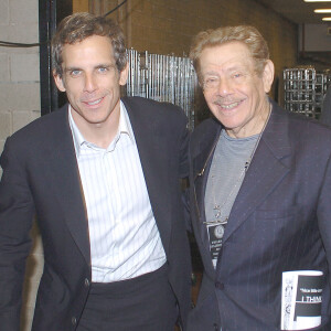 Jerry et Ben Stiller lors d'une soirée à New York le 15 octobre 2004. Photo by Steve Connolly/Startraks/ABACA