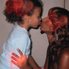 Iman Bowie et sa fille Alexandria, enfant. Photo publiée le 10 mai 2020.