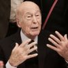 Valéry Giscard d'Estaing - Dîner organisé par l'Institut Lecanuet intitulé "L'Europe doit peser sur la primaire" au Sénat à Paris le 4 octobre 2016. © Stéphane Lemouton/Bestimage