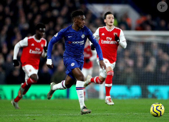 Callum Hudson-Odoi lors du match Chelsea - Arsenal. Londres, le 21 janvier 2020.