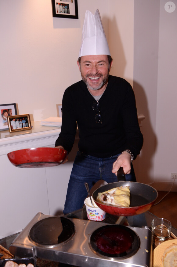 Exclusif - Jérôme Anthony lors de la soirée Crêpes Party chez Christophe Leroy à Paris, France, le 4 février 2020.© Ausset Lacroix-Bellak-LMS/Bestimage