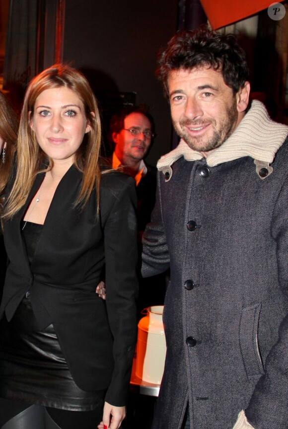 Exclusif - Amanda Sthers et Patrick Bruel - Amanda Sthers recoit la médaille des Arts et des Lettres au restaurant BBB entourée de ses plus proches amis et de sa famille à Paris le 31 janvier 2013