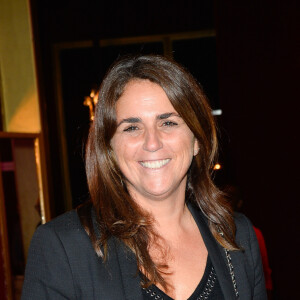 Exclusif - Valérie Bénaïm - People en backstage du One-man-show de Ary Abittan sur la scène du Casino de Paris avec son spectacle "My story" à Paris le 3 novembre 2017. © Coadic Guirec/Bestimage