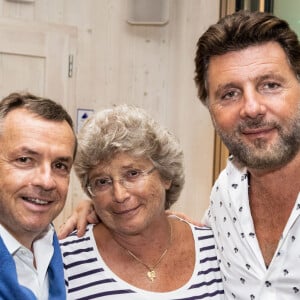 Exclusif - Jacqueline Franjou et Philippe Lellouche - Personnalités lors de la représentation de la pièce "Le temps qui reste" lors du Festival de Ramatuelle. Le 2 août 2019 © Cyril Bruneau / Festival de Ramatuelle / Bestimage