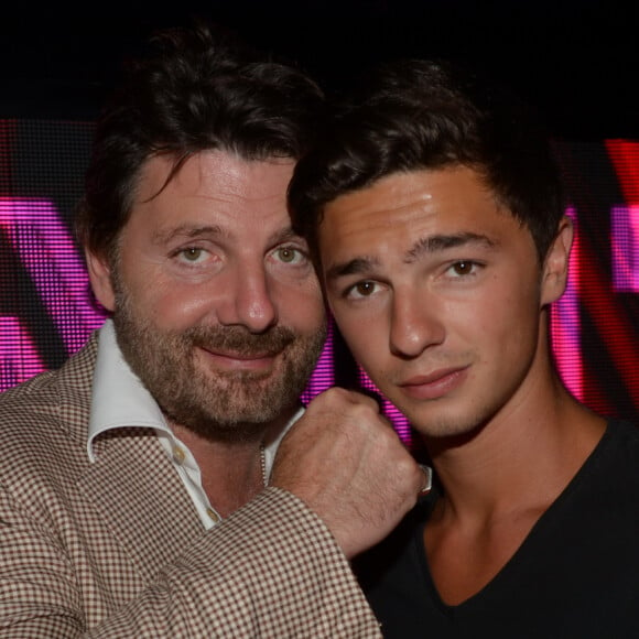 Archives - Philippe Lellouche et son fils aîné Sam - Soirée au VIP Room de Saint-Tropez. Le 23 juillet 2014.