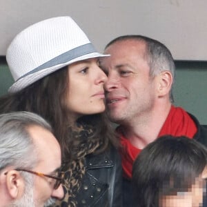 Samuel Etienne et sa femme Helen - Septième journée du tournoi des internationaux de tennis Roland-Garros. Le 29 mai 2020.