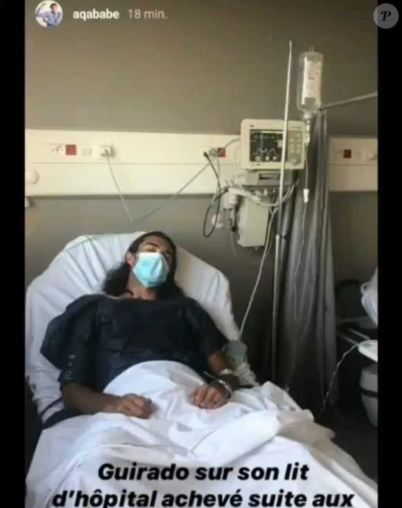 Aqababe dévoile des photos de Julien Guirado à l'hôpital après un gros malaise - 19 mai 2020