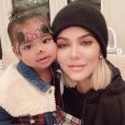 Khloé Kardashian et sa fille True Thompson. Janvier 2020.