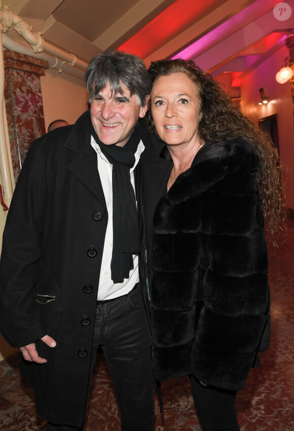 Tex et sa femme Béatrice - Marcel Campion fête son 80ème anniversaire au cirque d'hiver à Paris le 17 février 2020. © Coadic Guirec- Rachid Bellak/Bestimage