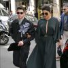 Nick Jonas et sa femme Priyanka Chopra arrivent à l'hôtel Costes après le défilé de mode Haute-Couture automne-hiver 2019/2020 "Christian Dior" à Paris le 1er juillet 2019.