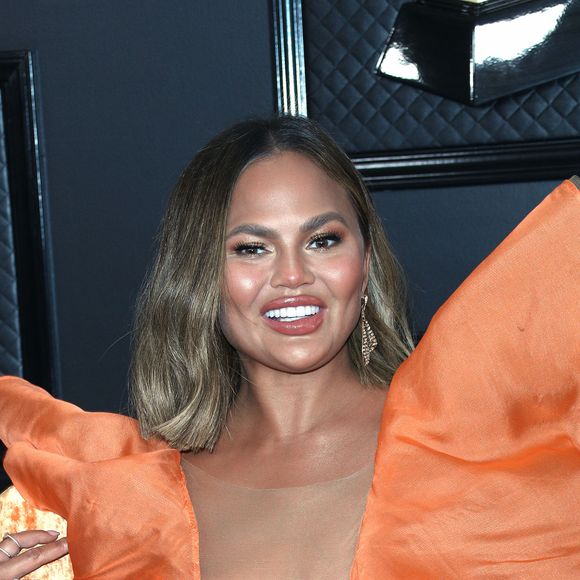 Chrissy Teigen - 62ème soirée annuelle des Grammy Awards à Los Angeles, le 26 janvier 2020.
