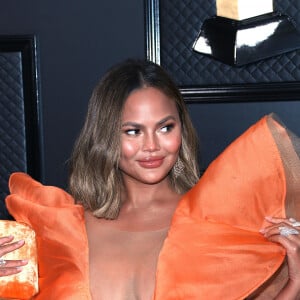 Chrissy Teigen - 62ème soirée annuelle des Grammy Awards à Los Angeles, le 26 janvier 2020.